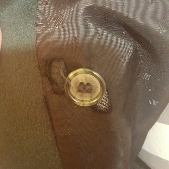 100% Wool Ashley Scott Trench Coat - Picture 5 of 8